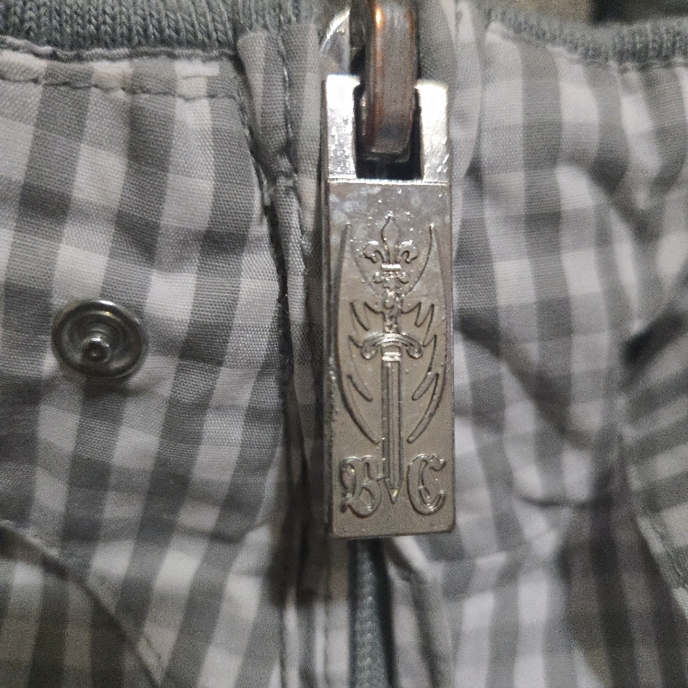 Basic Code Men's Lightweight Check Zip-Up Jacket … - image 5